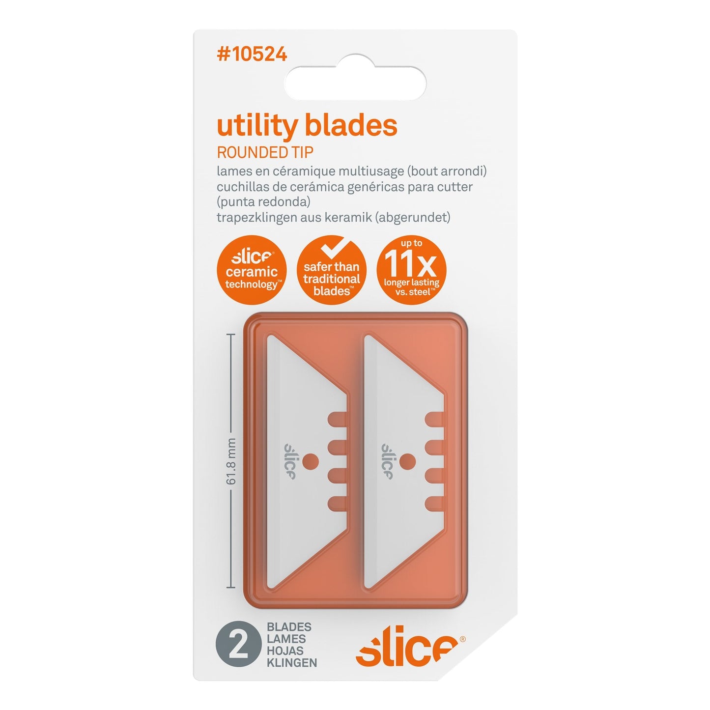 Utility Blades (Rounded Tip)