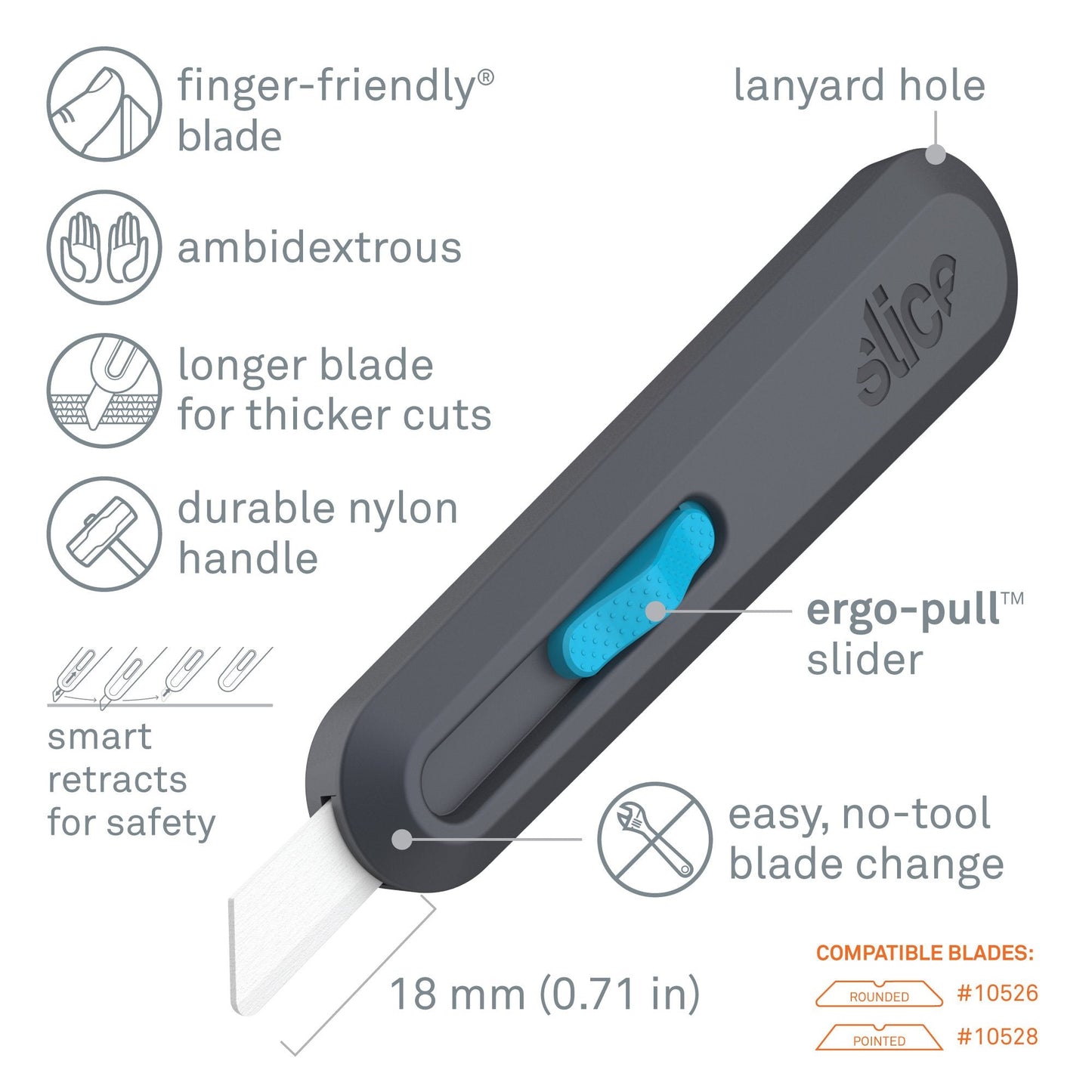 Smart-Retracting Utility Knife